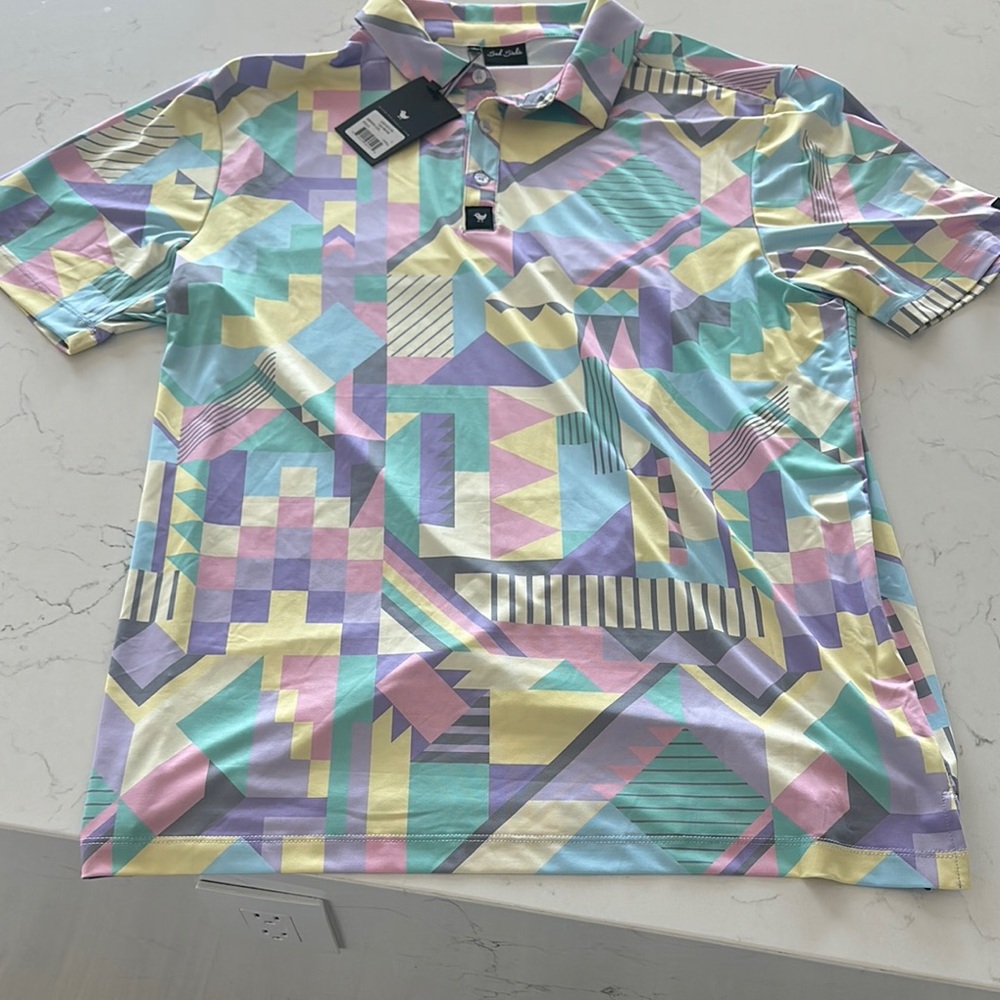 Bad Birdie Purple golf polo